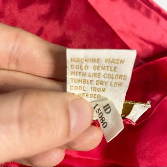 Vintage Victoria’s Secret Small Lace Trim Chemise Slip Nightgown Hot Pink - Picture 6 of 8